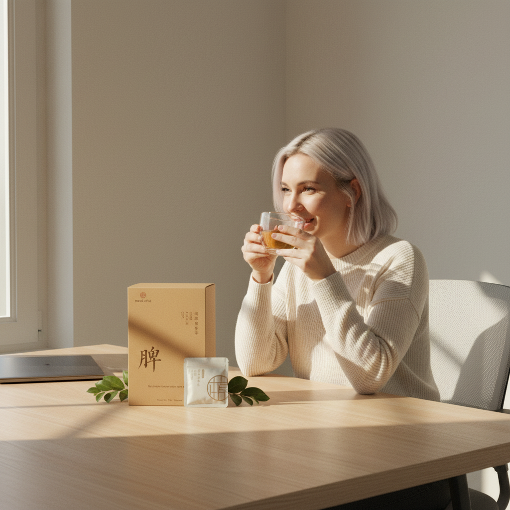 Digest – Femme blonde platine au bureau